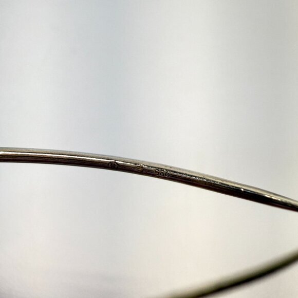 Silpada Sterling Silver Balancing Act Threader Earrings Signed #W1307 - Picture 6 of 7